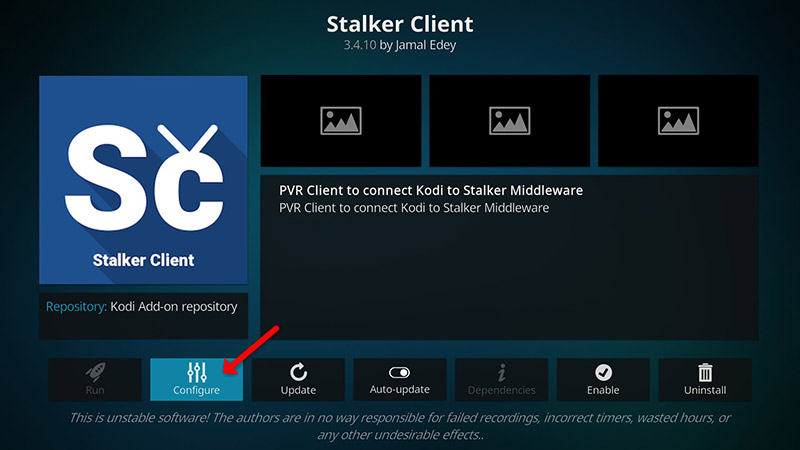 How to setup IPTV on Kodi Stalker Client 1
