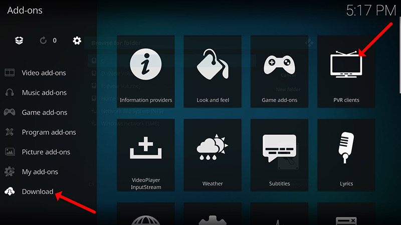 How to setup IPTV on Kodi v186 Leia 4
