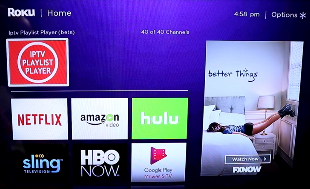 How to use M3U url on Roku 1