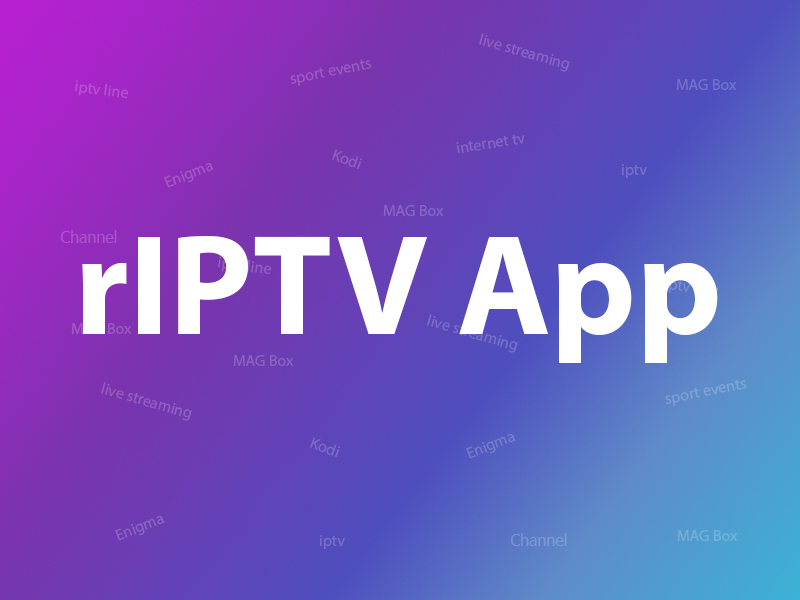 How to setup IPTV on rIPTV?