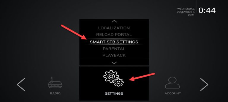 How to setup IPTV on Smart TV via Smart STB 1