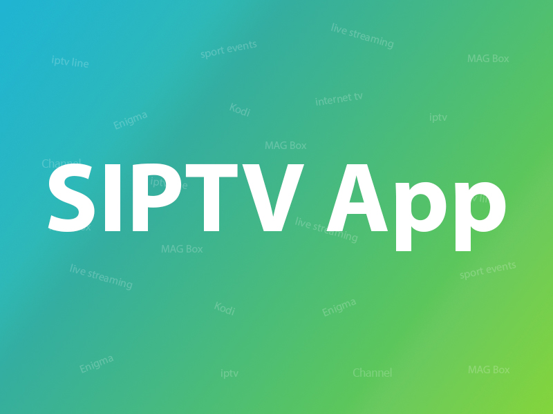 SIPTV app on Samsung smart TV